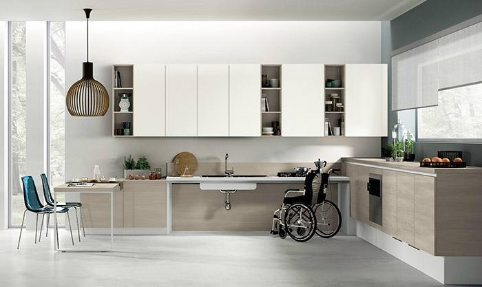 Cucina per disabili Utility System by Scavolini