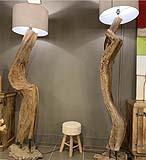 Lampade in legno massello Xlab design