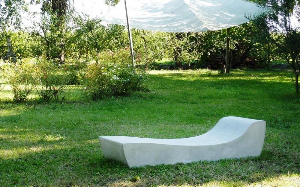 Chaise longue in cemento - Comma Lovecement