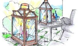 Lanterne da giardino per magiche atmosfere negli spazi esterni