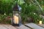 Lanterna nera a led per giardino Luminal Park