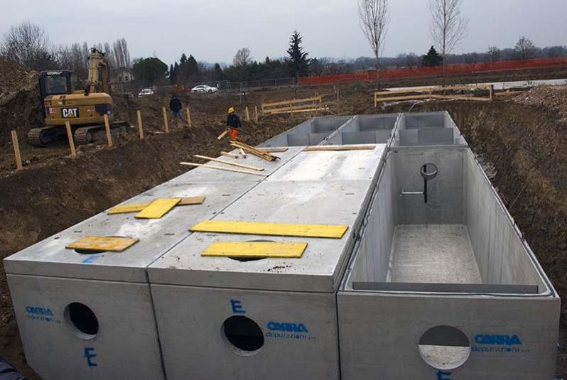 Cisterne per acqua piovana in cemento armato METEOTANK MT-PL di Carra Depurazioni