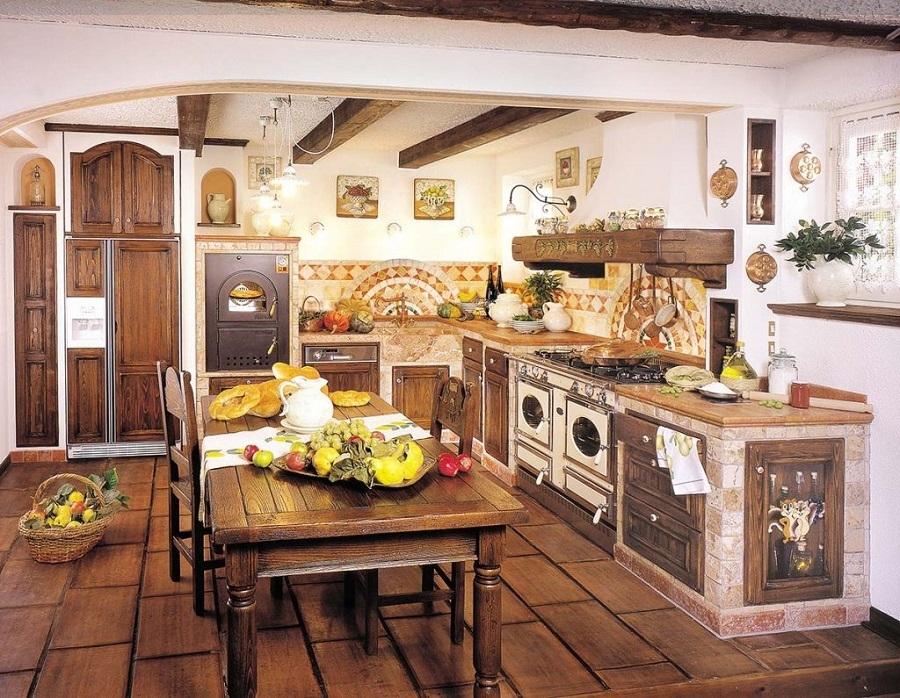 Cucina in finta muratura Isabella, Fonte del Rustico