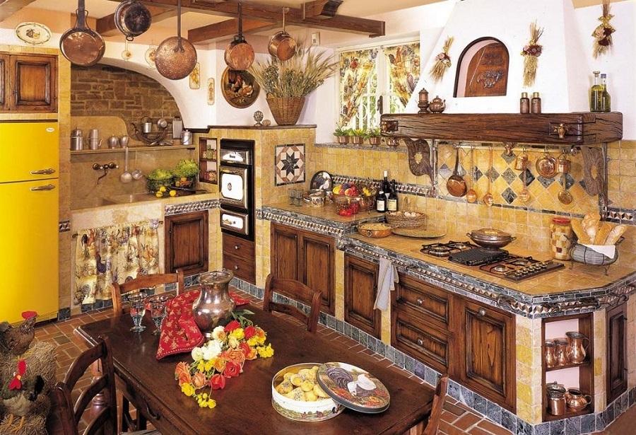 Cucina in finta muratura Nonna Lina di Fonte del Rustico