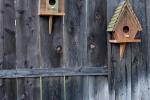 Casette per uccelli in legno, da acraftyspoonful.com