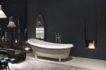 Vasca freestanding Suite per bagni en suite in nuance grigio chiaro - Barili