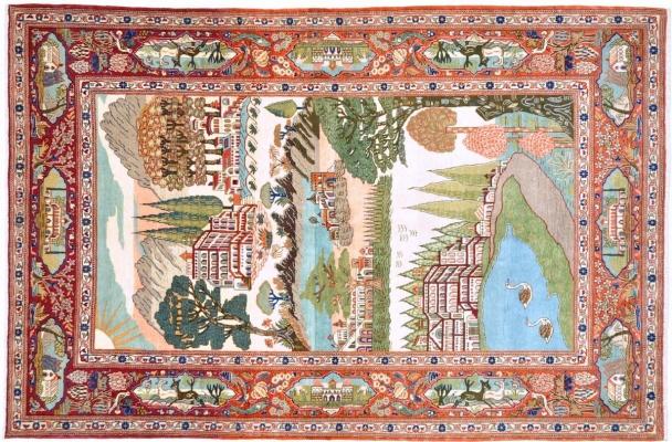 Tappeto orientale antico Keshan in lana di-pecora - Foto by Nain Trading