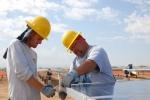 Preparazione e installazione del pannello solare