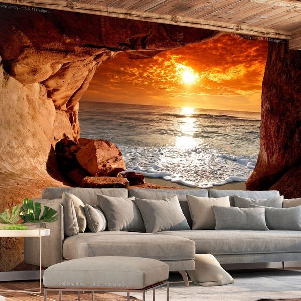 Carta da parati 3d: Exit from the Cave, by IlyDecor
