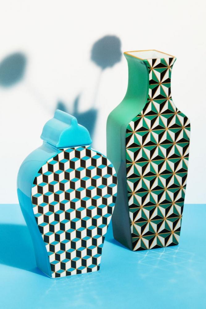 Vasi con decorazioni 3d - H&M Home collection