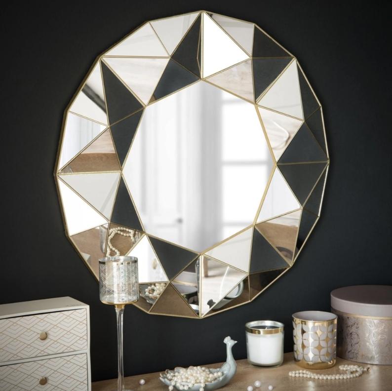 Specchio con rilievi geometrici by Maison du Monde