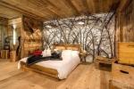 Camera da letto moderna di montagna - Falegnameria Hermann