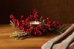 Collezione natalizia Zara Home: portacandele a forma di ghirlanda