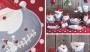 Set da tavola per dolci Santa is Coming - Tognana