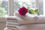 Asciugamani puliti per gli ospiti