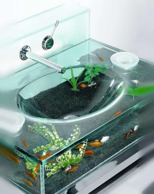 Acquario nel lavabo Moody Aquarium Sink - Italbrass