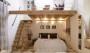 Camera da letto sotto il soppalco - Fonte foto: Pinterest