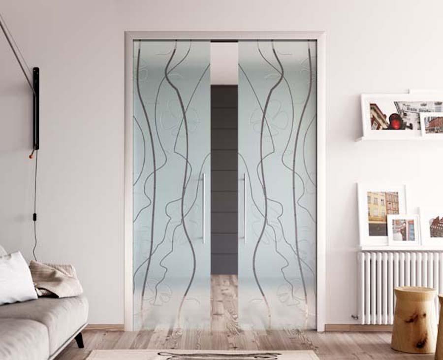 Porta da interno in vetro - Design e foto by Mr art design