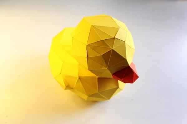 Anatra origami fai da te su Etsy