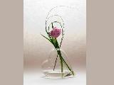 Vaso di vetro soffiato per San Valentino