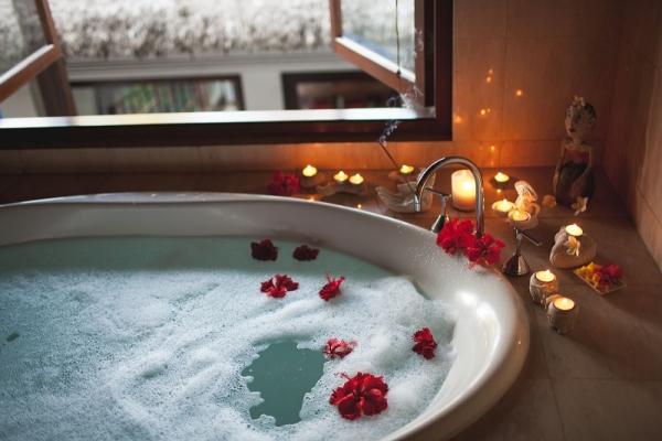 Un bagno romantico per San Valentino