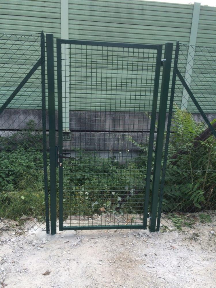 Cancello pedonale per recinzioni di rete metallica, by Reti Rusconi