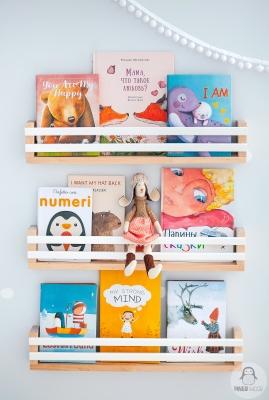 Set di 3 mini librerie su Etsy di Pinguwood
