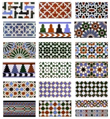 Maioliche tradizionali in rilievo con motivi arabi di Hispalceràmica