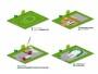 Modulo Beton, sistema modulare prefabbricato per rifiuti differenziati urbani