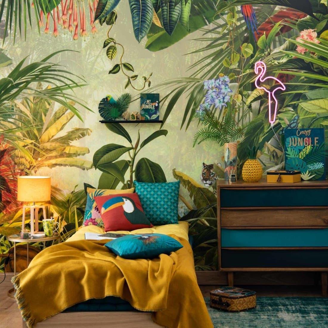 Lo stile Jungle in camera da letto - Design e foto by Maisons Du Monde