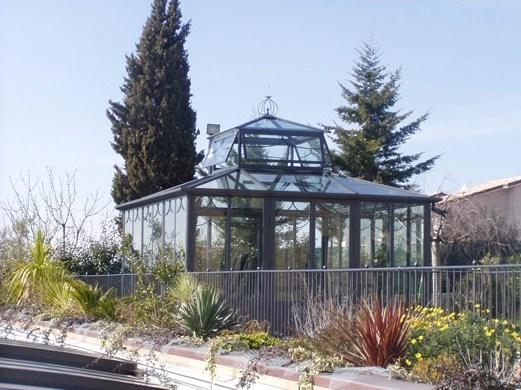 Garden struttura ferro e vetro Cagis