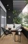 Mini-salotto contemporaneo per balcone - Fonte Pinterest