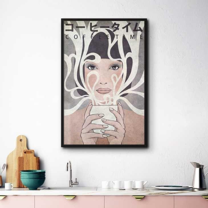 Stampa su poster Coffee time di Kuba Gornowicz su Posterlounge.it
