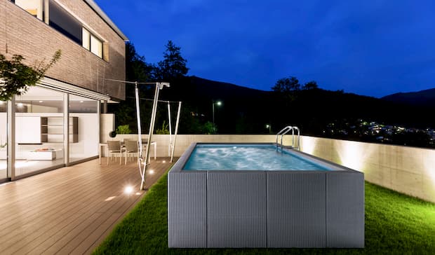 Above ground pool Dolcevita by Piscine Laghetto