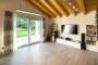 Soffitto in legno soggiorno casa prefabbricata - Evoluthion Studio Zaccariotto