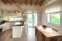 Soffitto in legno  cucina casa prefabbricata a telaio - Evoluthion Studio Zaccariotto