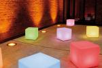 Cubi luminosi multicolor Cube LED Accu Outdoor di Moree