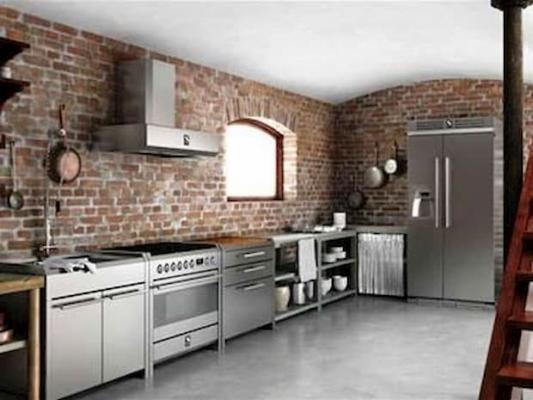 Cucina freestanding Sintesi by Steel
