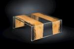 Tavolino in plexiglass e legno VGnewtrend