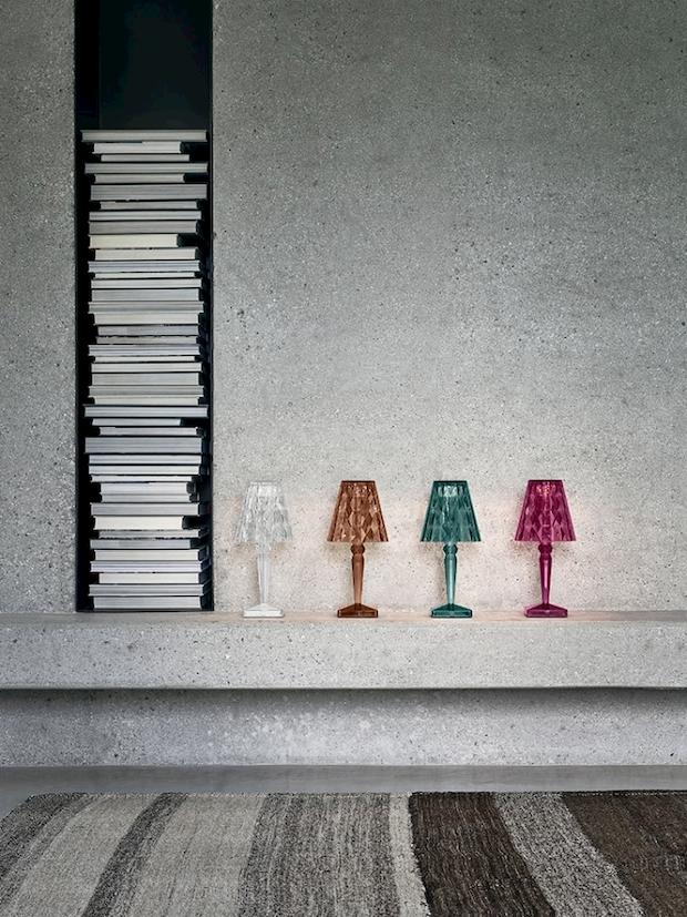 Design trasparente lampada da tavolo kabuki kartell