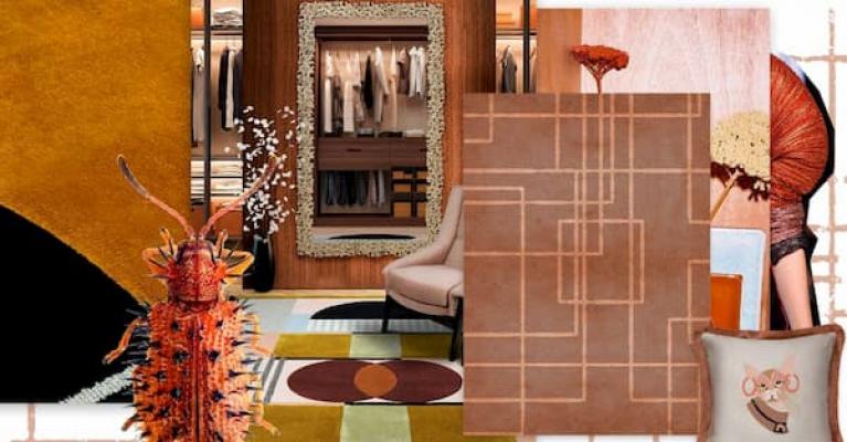 Moodboard color terracotta by Rug'Society