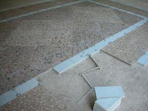 Pavimento in marmette di graniglia Pavimento in graniglia di marmo