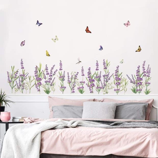 Camera da letto shabby per bambine - Decalmile - Stickers murale