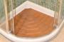 Pedana doccia angolare in legno marino su Deghishop.it