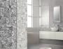 Tile & Style, mosaico liberty in gres per un bagno grigio