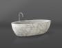 Kreoo, vasca da bagno Venice in marmo