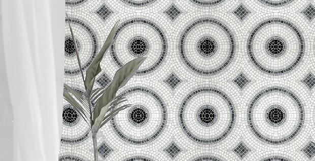 Friul Mosaic, mosaico collezione Nucleo per il bagno grigio