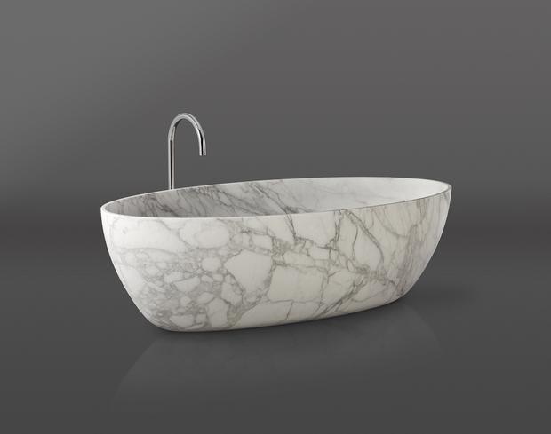 Kreoo, vasca da bagno Venice in marmo