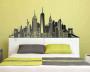 Pareti camera da letto con adesivi murali, Stickers MURALI, Skyline New York