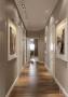 Disposizione quadri in corridoio - Credits Pinterest